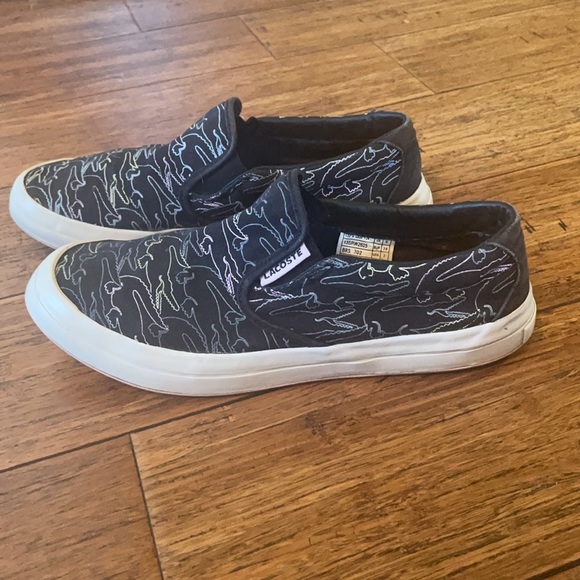 Lacoste gator outline slip on sneaker vintage - Picture 4 of 7